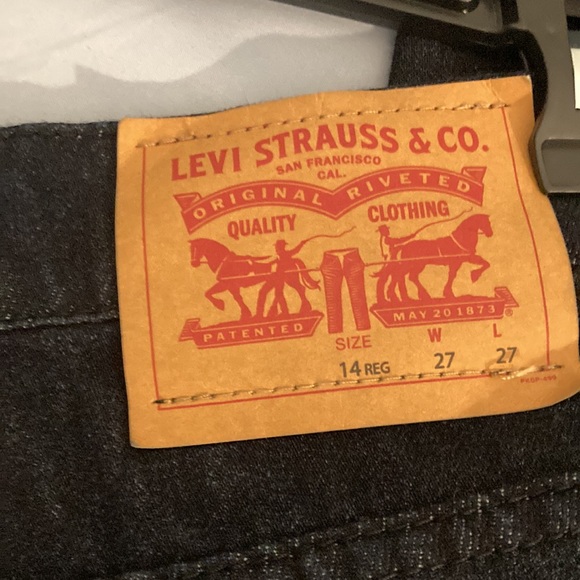 Brand new never worn boys Levi 502 regular Taper jeans - Picture 3 of 5